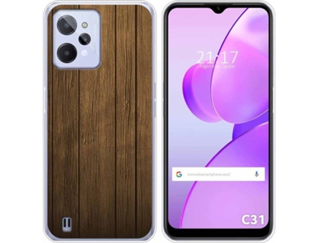 Carcasa para Realme C31 TUMUNDOSMARTPHONE Dibujos Madera Multicolor