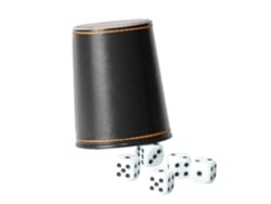 Ats-tazas De Dados De Cuero Pu Con 5 Dados Para Bar Ktv Entretenimiento Taza De Dados