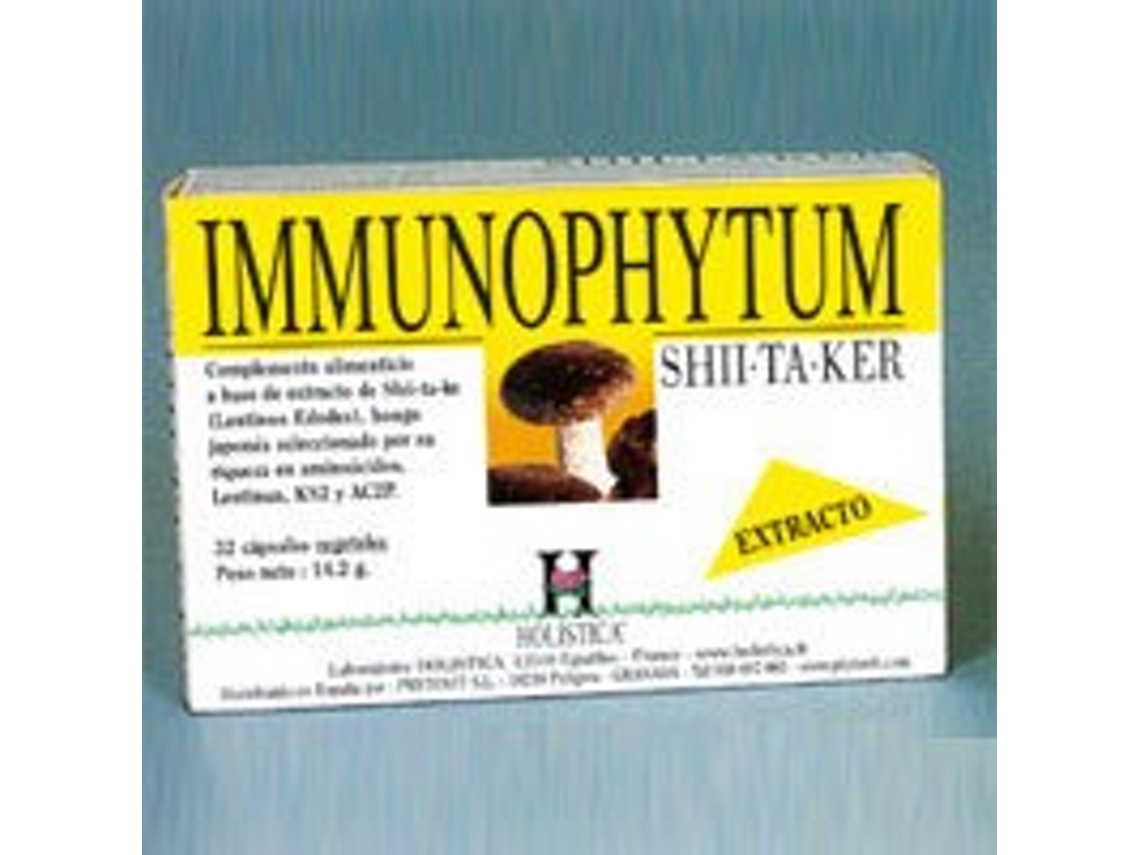 Complemento Alimentar HOLISTICA Immunophytum Shiitaker (32 Cápsulas)