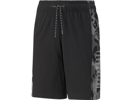 Pantalones Cortos para Niño PUMA Alpha Jersey Negro (8 años)