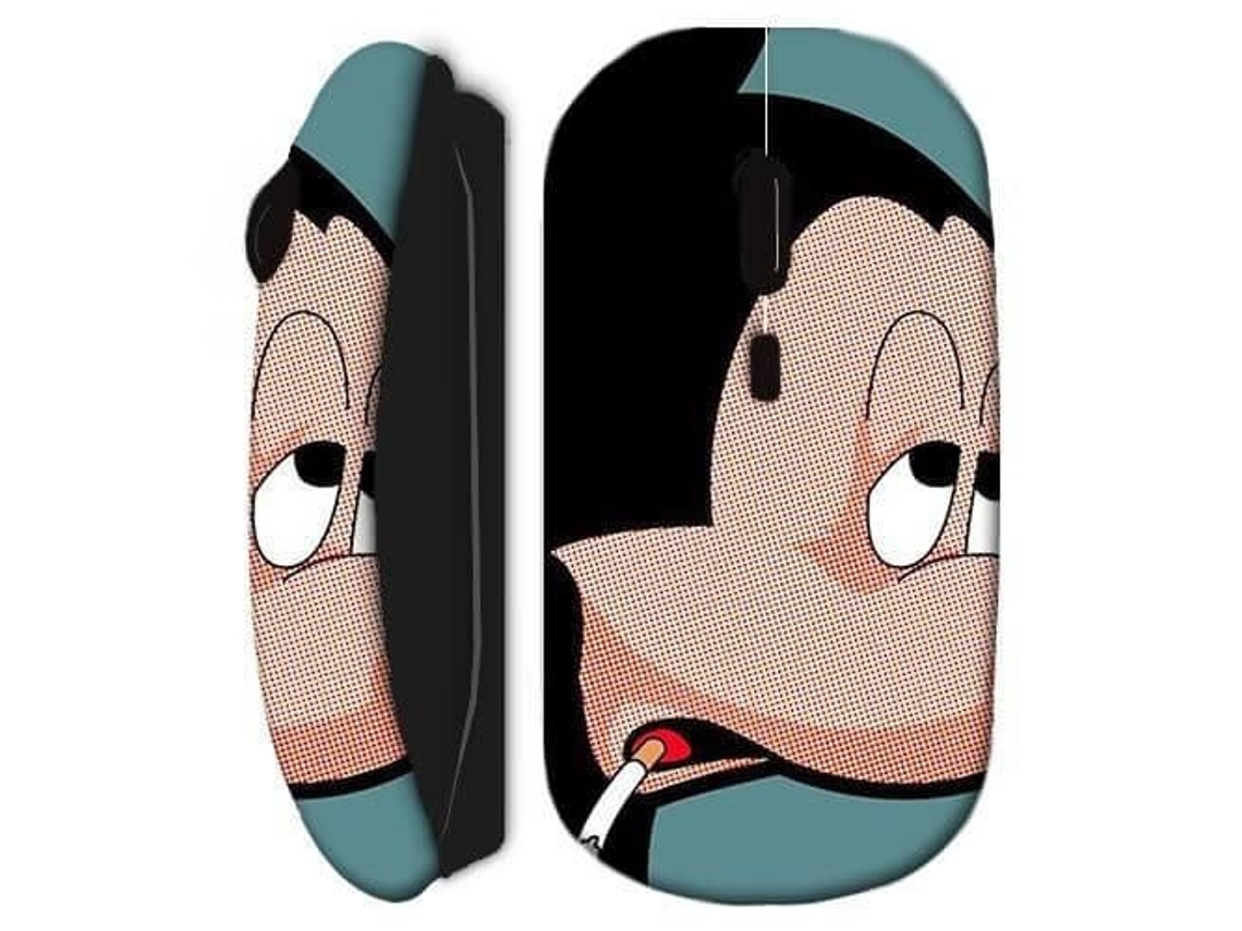 Ratón inalámbrico Mickey Mouse Disney Black Smoke MANIACASE