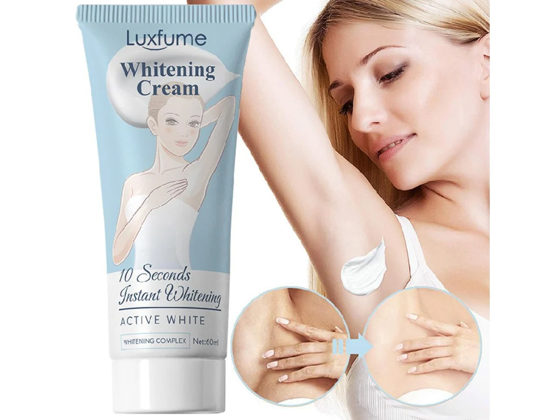 Crema blanqueadora para axilas y zonas íntimas (blanqueadora, aclaradora)