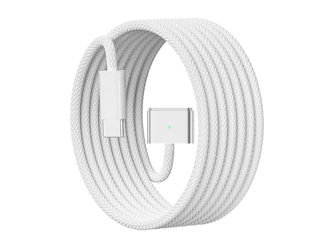 Solución de carga potente, cable USB C a magnético 3 para MacBook, carga rápida PD para una carga rápida, durabilidad inigualable