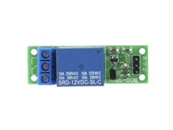 10 módulos de relé de activación de alto nivel de 1 canal y 12 V CC para Arduino