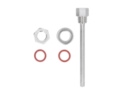 Termoprotector De Acero Inoxidable Con Rosca G1/2 Para Sensores De Temperatura, 17 Cm