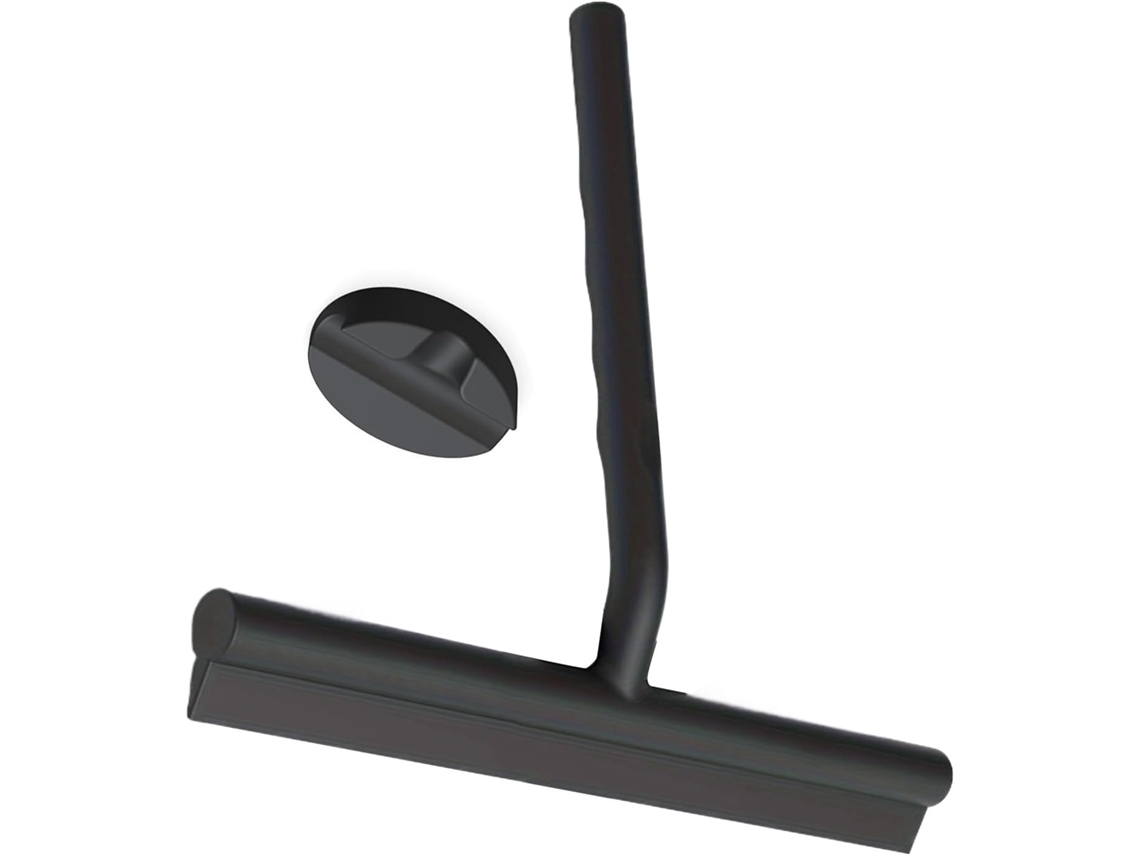 Limpiador de ducha y suelo con gancho magnético, fregona de limpieza de silicona extensible para Ca Gokoco