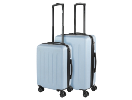 Juego De Maletas Rígidas Abs SKPAT Lisboa azul celeste (44X64x27 Cm - 65L)