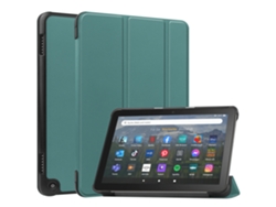 Capa Para Amazon Fire Hd 8/fire Hd 8 Plus 2020 Verde Escuro
