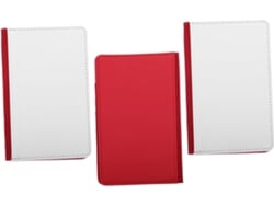 Cartera Multifuncional De 3 Piezas De Piel Sintética Para Organizar Documentos De Viaje, Color Rojo.
