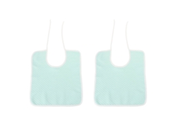 2 baberos lavables para comer para personas de mayor tamaño, protectores de ropa para personas de mayor tamaño.
