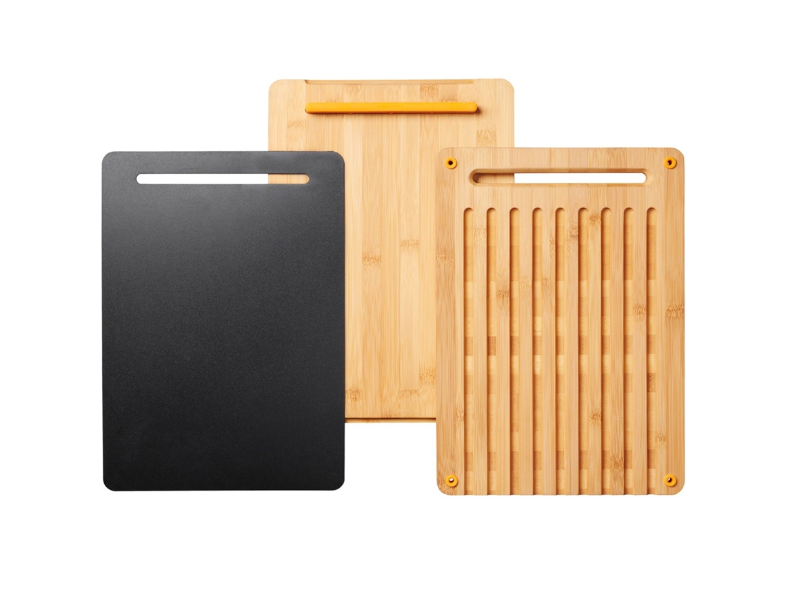 Tabla de cortar de bambú, 3 piezas FF FISKARS