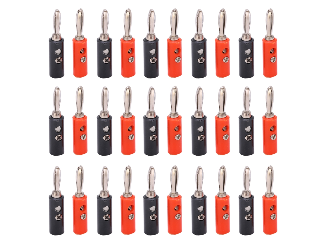 Conector Banana De Latón Niquelado De 4 Mm Jt-002 Accesorios Para Instrumentos Educativos