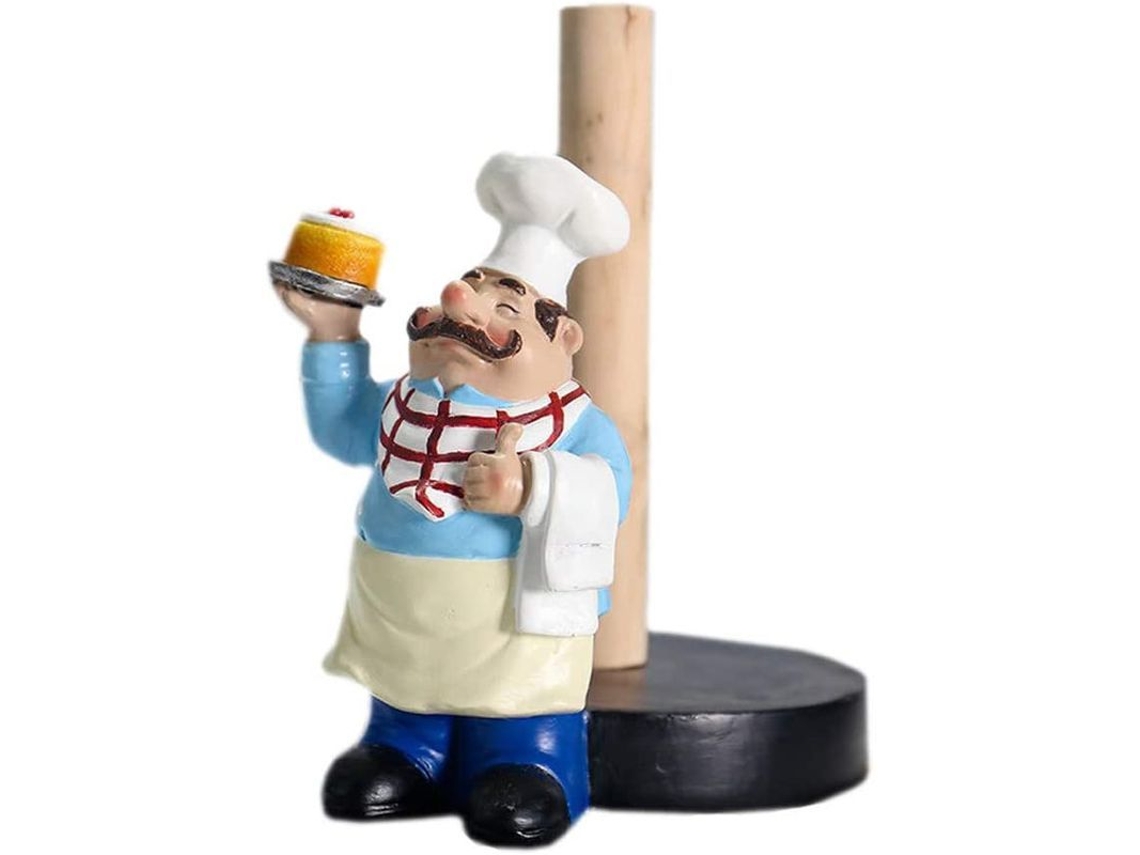 Soporte Para Toallas De Papel Estilo Chef, Hecho De Resina Para Cocina, Cafetería, Restaurante Y Pastelería.