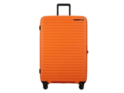 Maleta de viaje Samsonite Giant naranja de 81 cm y 4 ruedas, reempaquetada y expandible