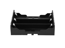Caja portátil para baterías 2026as-5pcs con pasador rígido para 3 baterías 18650.