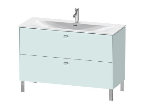 Mueble de lavabo DURAVIT Brioso vertical 122,0 x 47,9 cm 2 cajones incl. recorte de sifón y delantal para lavabo Viu 234412