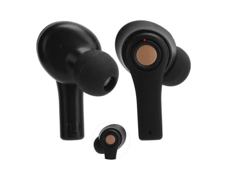 HURRISE Auriculares deportivos con cable Auténticos auriculares con cable con estuche de carga para reproductor de video portátil