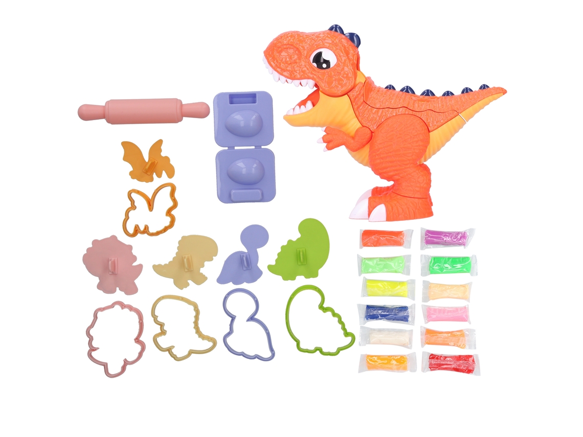 Plastilina Walshlxq con 12 moldes de dinosaurios para niños - Plastilina colorida para hacer tú mismo