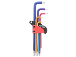 Juego De Llaves Allen De Punta Plana Extendida, Cromo-vanadio, Kit De Herramientas Manuales