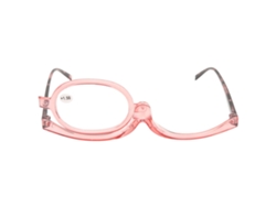 Espejo de maquillaje con aumento, plegable y con lentes giratorias que pueden rotar 150 grados.