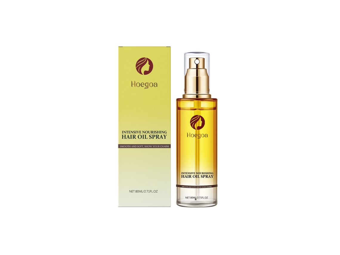Spray de aceite nutritivo para el cabello con efecto rápido.