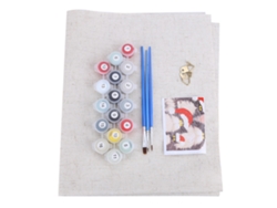 Cuadro para pintar por números, ideal para decoración y regalos.