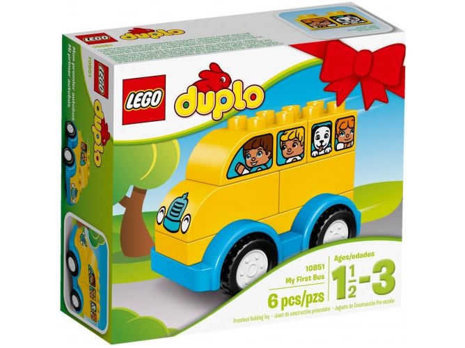 LEGO Duplo: Mi primer autobús 10851 (Edad Mínima: 1,5 - 6 Piezas)
