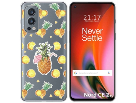 Carcasa OnePlus Nord 2 5G TUMUNDOSMARTPHONE Dibujos Transparente Multicolor