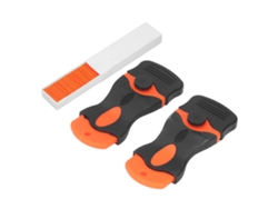 Kit de herramientas raspadoras de un solo filo para eliminar selladores y cambiar cuchillas.