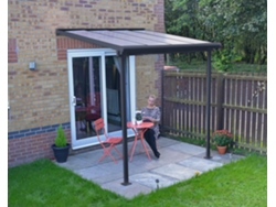 CANOPIA Sierra Pérgola Cobertor de Terraza Aluminio 2,3X2,3m Gris
