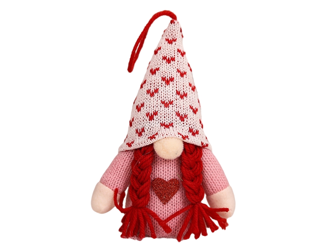 Muñeco De Peluche Decorativo Hecho A Mano Con Forma De Enano Y Luz Led, Ideal Para El Día De San Valentín, Para Usar En El Escritorio O La Oficina.