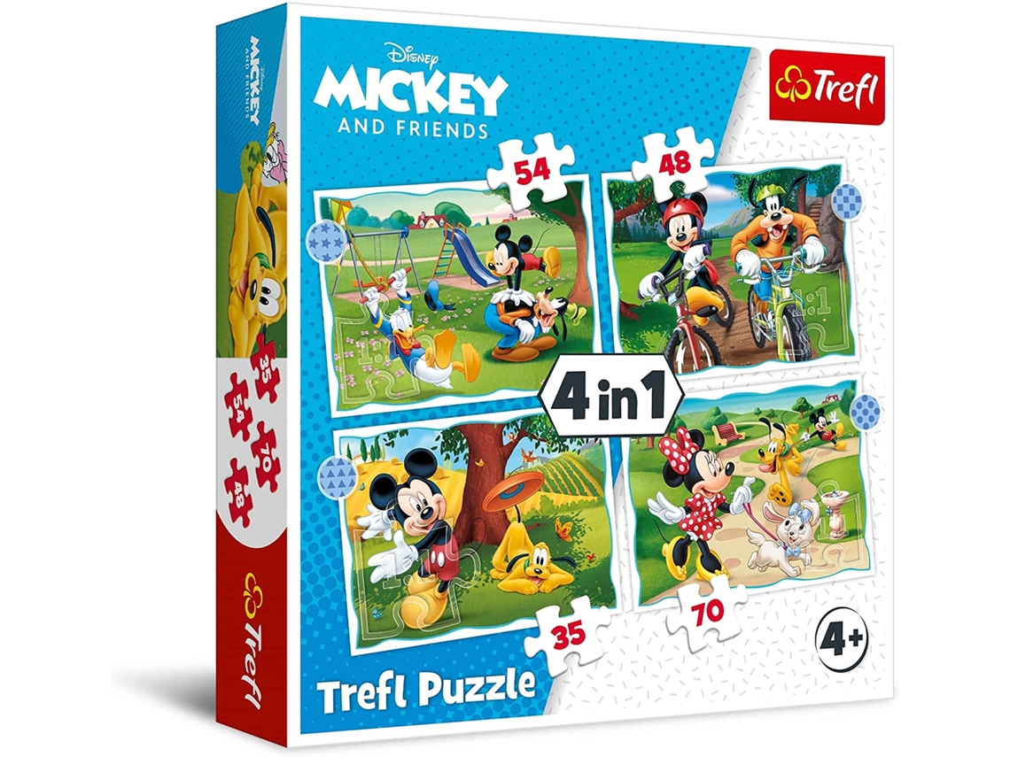 Puzzle MICKEY  mickey mouse 4 em 1