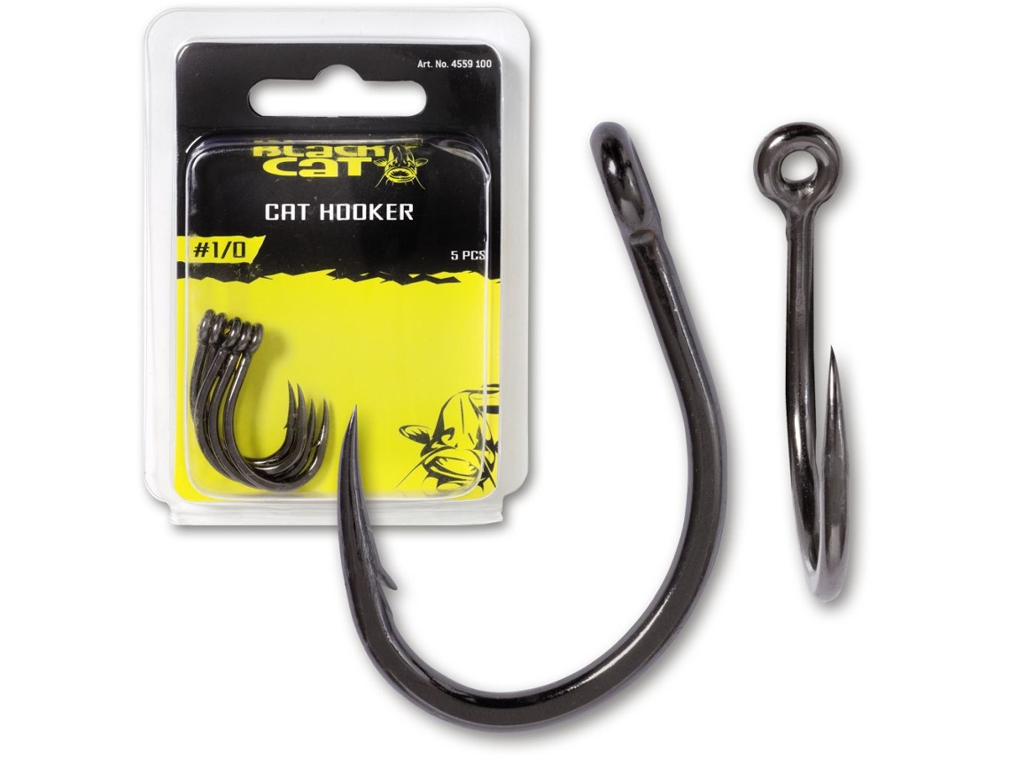 Juego de ganchos BLACK CAT Cat Hooker DG DG coating 2/0