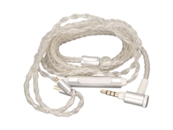 Cable De Repuesto Para Actualización De Auriculares, 8 Núcleos, Chapado En Plata, 2 Pines, Con Micrófono Para Kz C10
