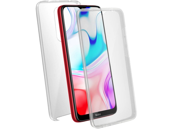 Carcasa 360º Xiaomi Redmi 8, 8A AVIZAR TPGLASS-CL-RED8 Transparente
