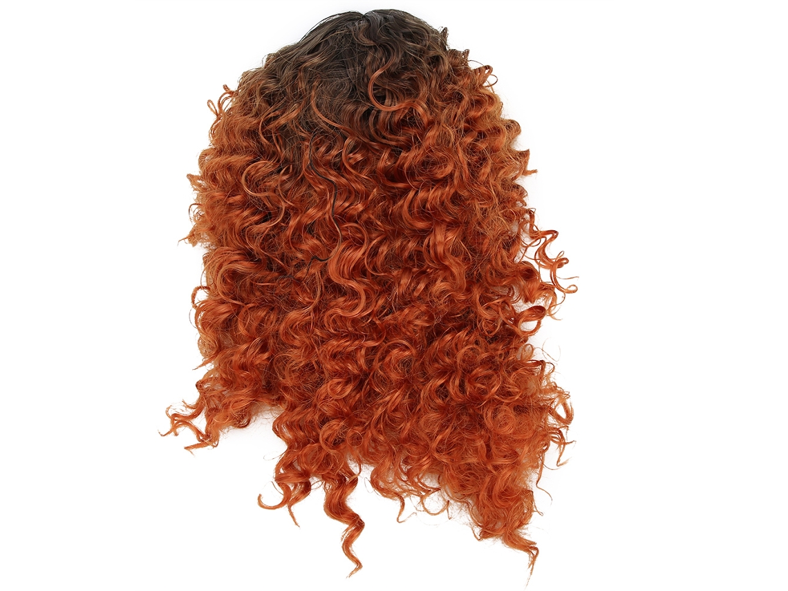 Peluca sintética marrón para mujer con ondas medias, modelo 2026, suave y natural, ideal para cosplay y uso diario.