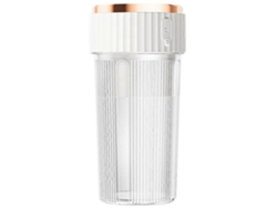 Vaso De Jugo Mini Exprimidor Eléctrico Recargable Licuadora De Frutas Multifuncional Doméstica Portátil Pequeño Gusshious Blanco