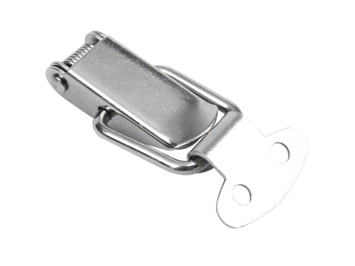 Pestillo De Palanca Con Resorte Plateado Para Gabinetes 4 Piezas 45mm Material Metal Plata