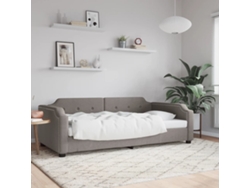 Sofá Cama Individual Lovely Home Madera Tecido Gris (80x200)
