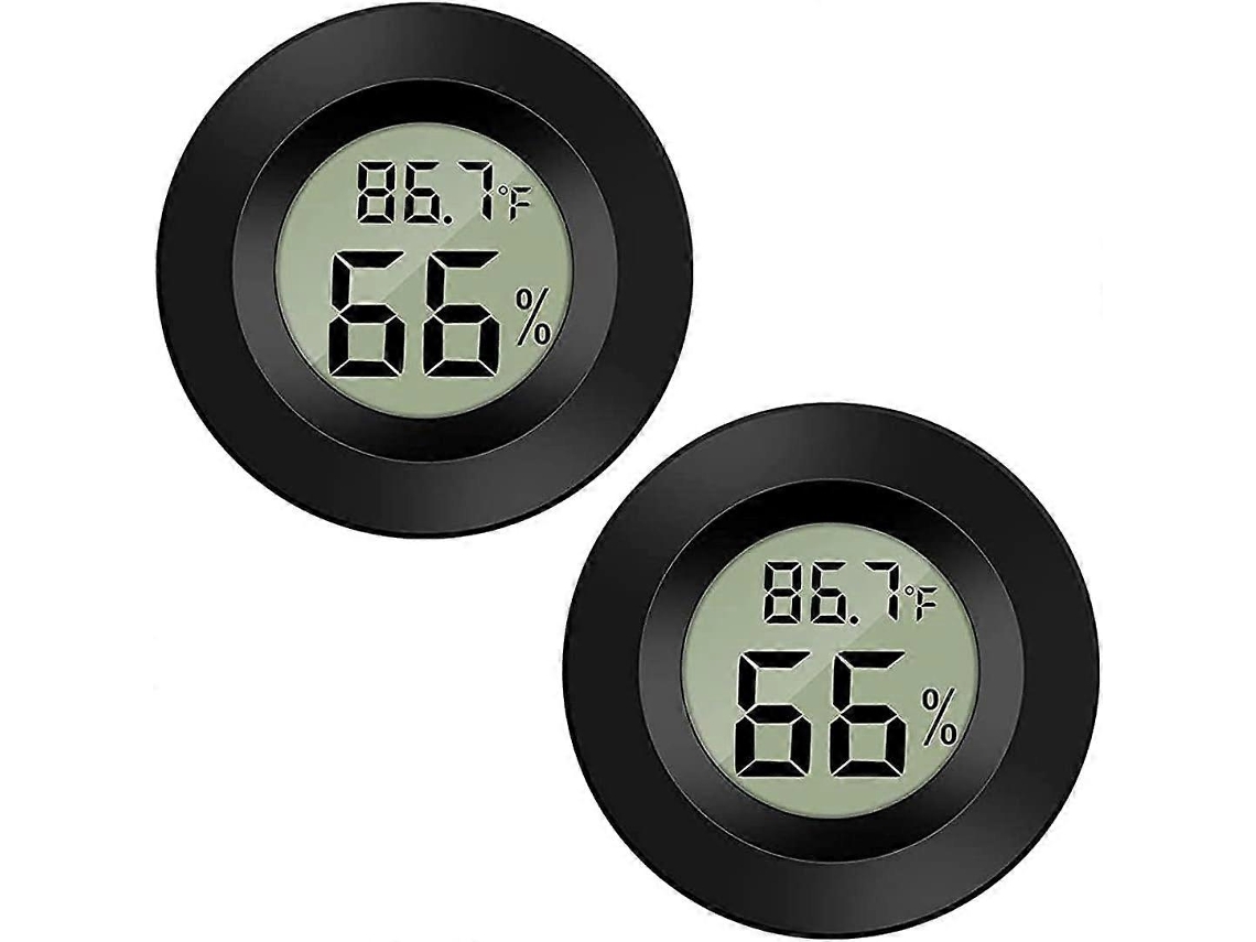 Mini higrómetro, termómetro y medidor de humedad digital para interiores, con pantalla LCD. Nostalgia88