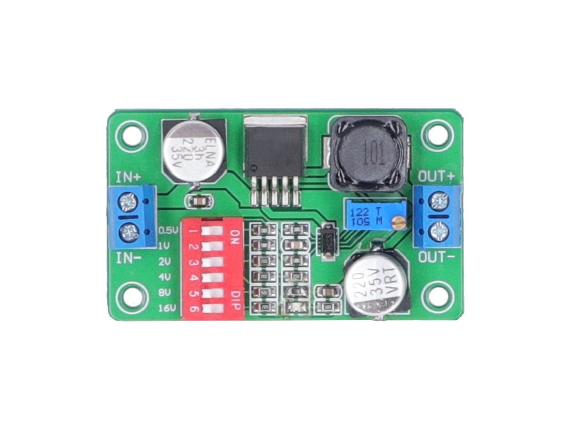 Veloriskku-Module De Poder Buck Dcdc Regulated Lm2596sadj Con Indicador De Luz