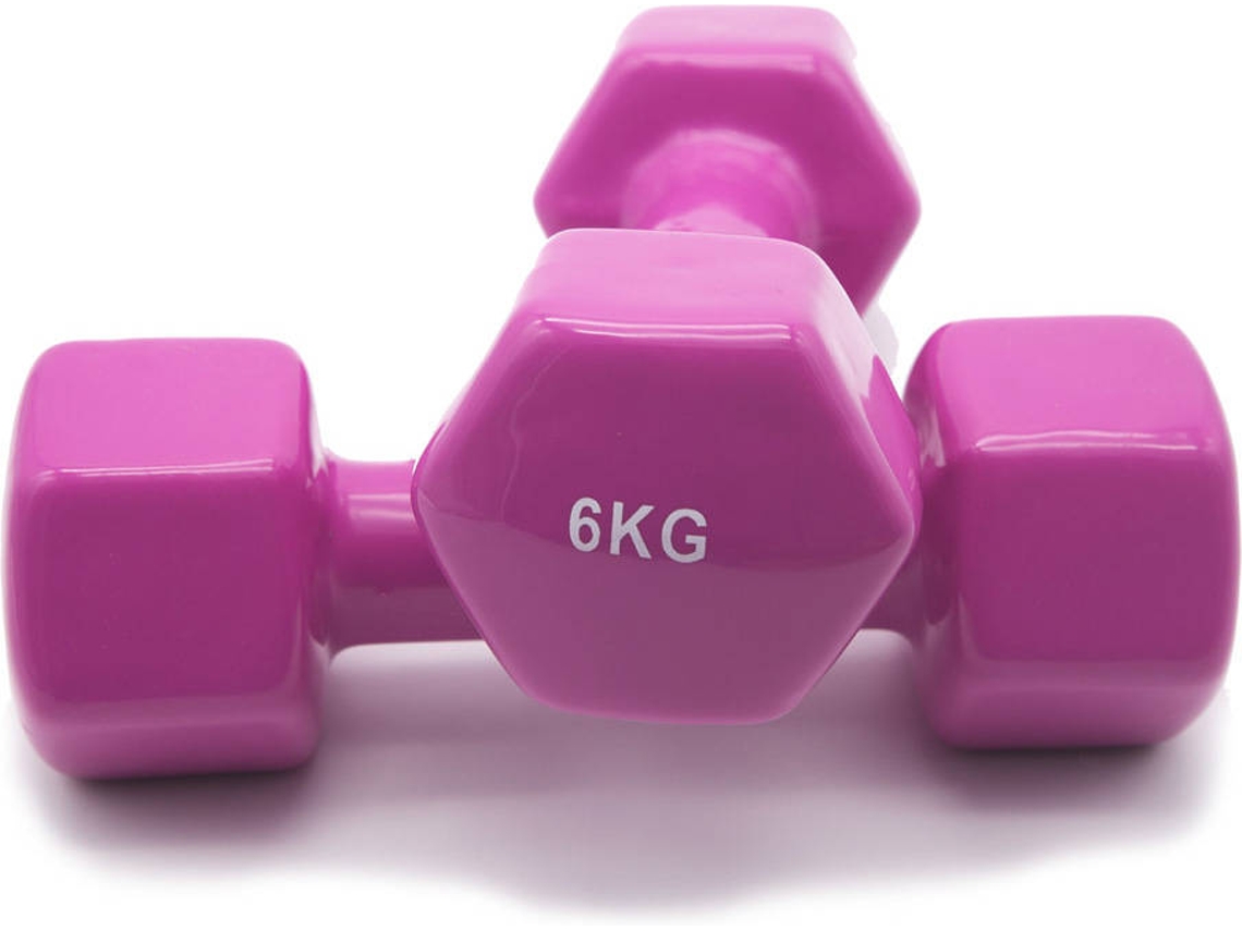 Mancuernas vinilo top 6 kg