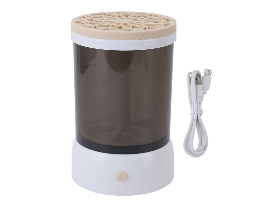 Máquina Portátil Usb Automática Para Limpiar Brochas De Maquillaje Con Diseño Visible De Secado Rápido.