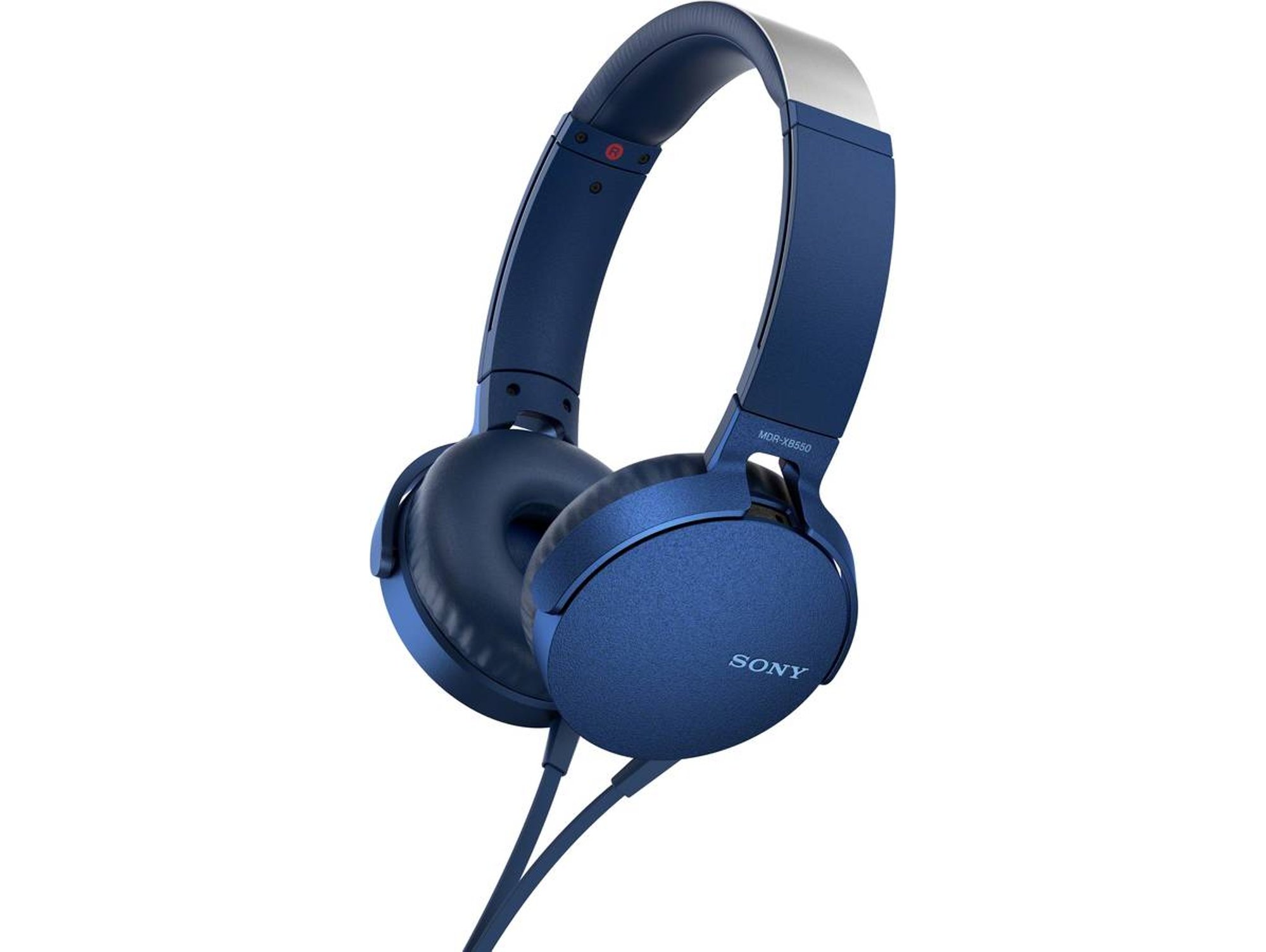 Auriculares con Cable SONY MDR-XB550AP (On Ear - Micrófono - Azul)