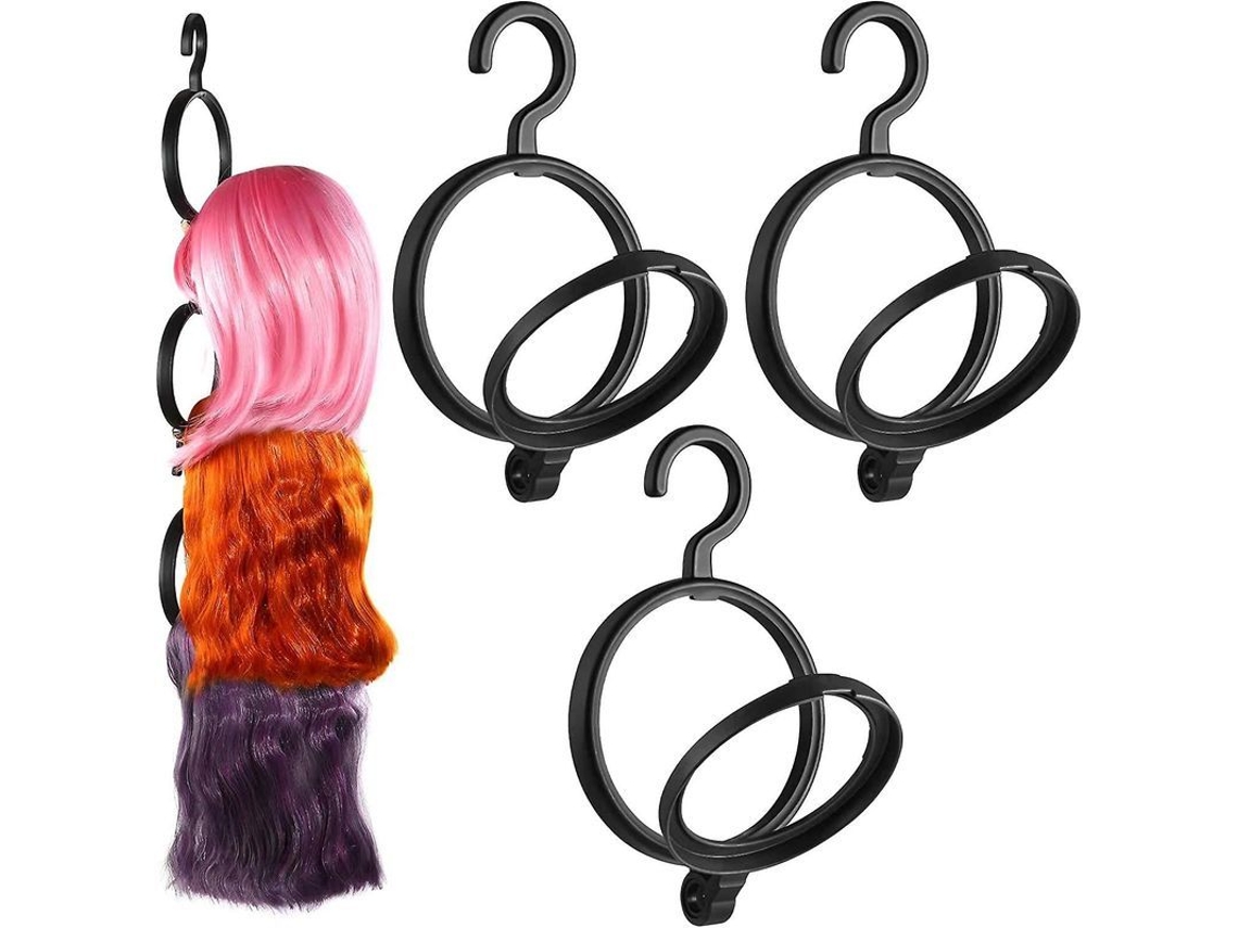 2026-3 Piezas Soporte De Peluca Colgante, Premium Para Display, Almacenamiento Y Estilo, Portátil Y Antideslizante