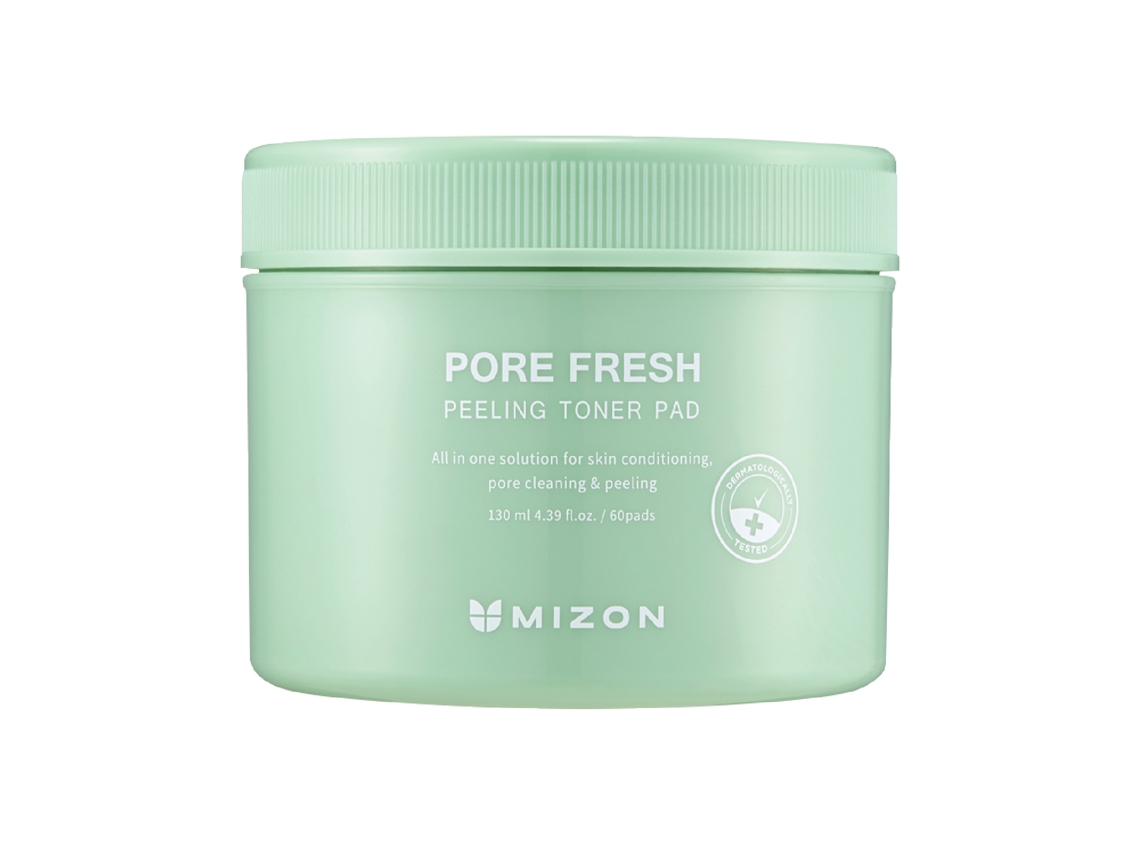 Toner discos MIZON Pore Fresh Peeling Toner Pad (130ml – 60 discos)