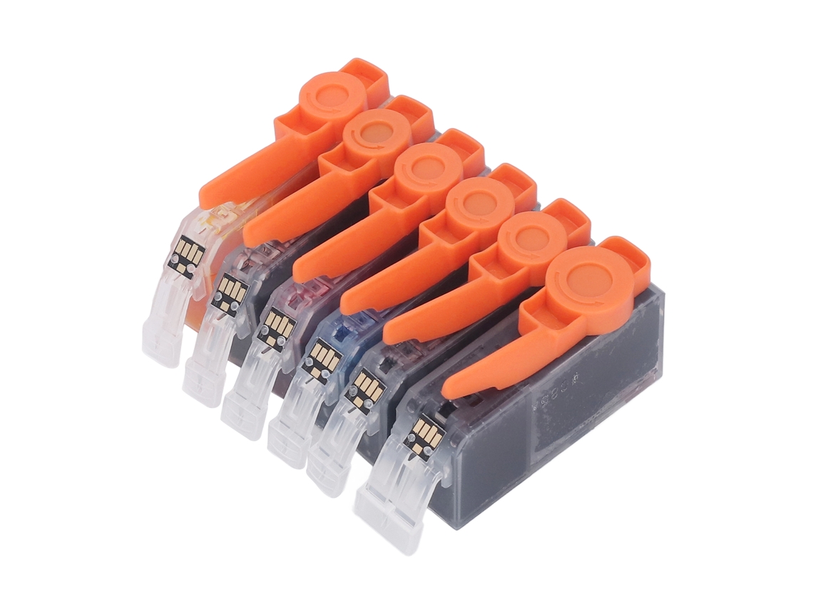 Kit De Cartuchos De Tinta Negra Y De Color Para Pixma Ip4810 Ip4910 Ix6510 Mg5210 Mg5310 Bk Cmy Gy