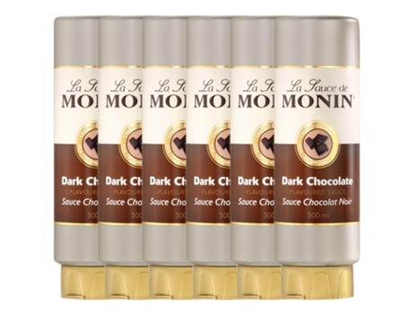 Licor MONIN Schnapp Monin Crema Sauce Dark Chocolate (0.5 L - 6 unidades)