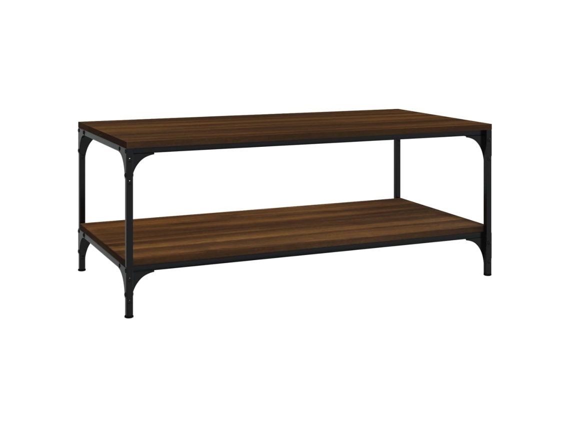 Mesa De Centro VIDAXL Marrón Madera contrachapada (80x50x40 )