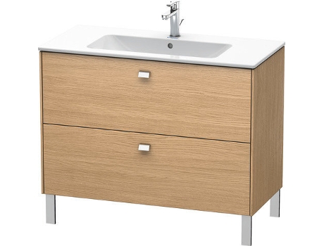 Mueble de aseo DURAVIT Brioso de 102,0 x 47,9 cm con 2 extraíbles incl. hueco para sifón y delantal para lavabo ME by Starck 233610